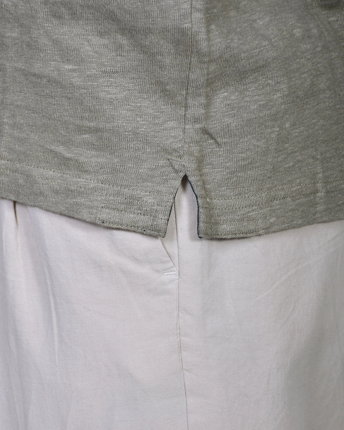 T-shirt Linen Jersey - Green - Hugo Sthlm