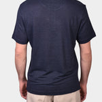 T-shirt Linen Jersey - Navy - Hugo Sthlm