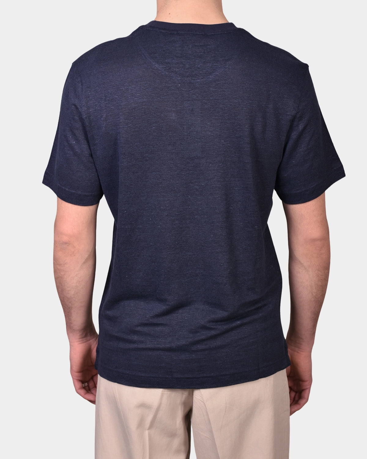 T-shirt Linen Jersey - Navy - Hugo Sthlm