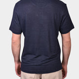 T-shirt Linen Jersey - Navy - Hugo Sthlm