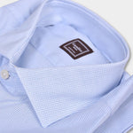 Tailor Fit Cutaway Check Shirt - Micro - Hugo Sthlm