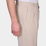 Tencel Trouser - Beige - Hugo Sthlm