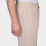 Tencel Trouser - Beige - Hugo Sthlm