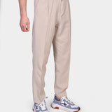 Tencel Trouser - Beige - Hugo Sthlm