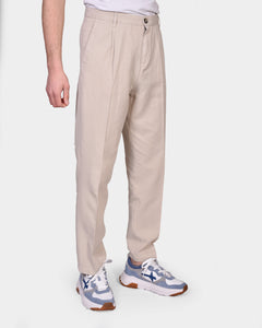 Tencel Trouser - Beige - Hugo Sthlm