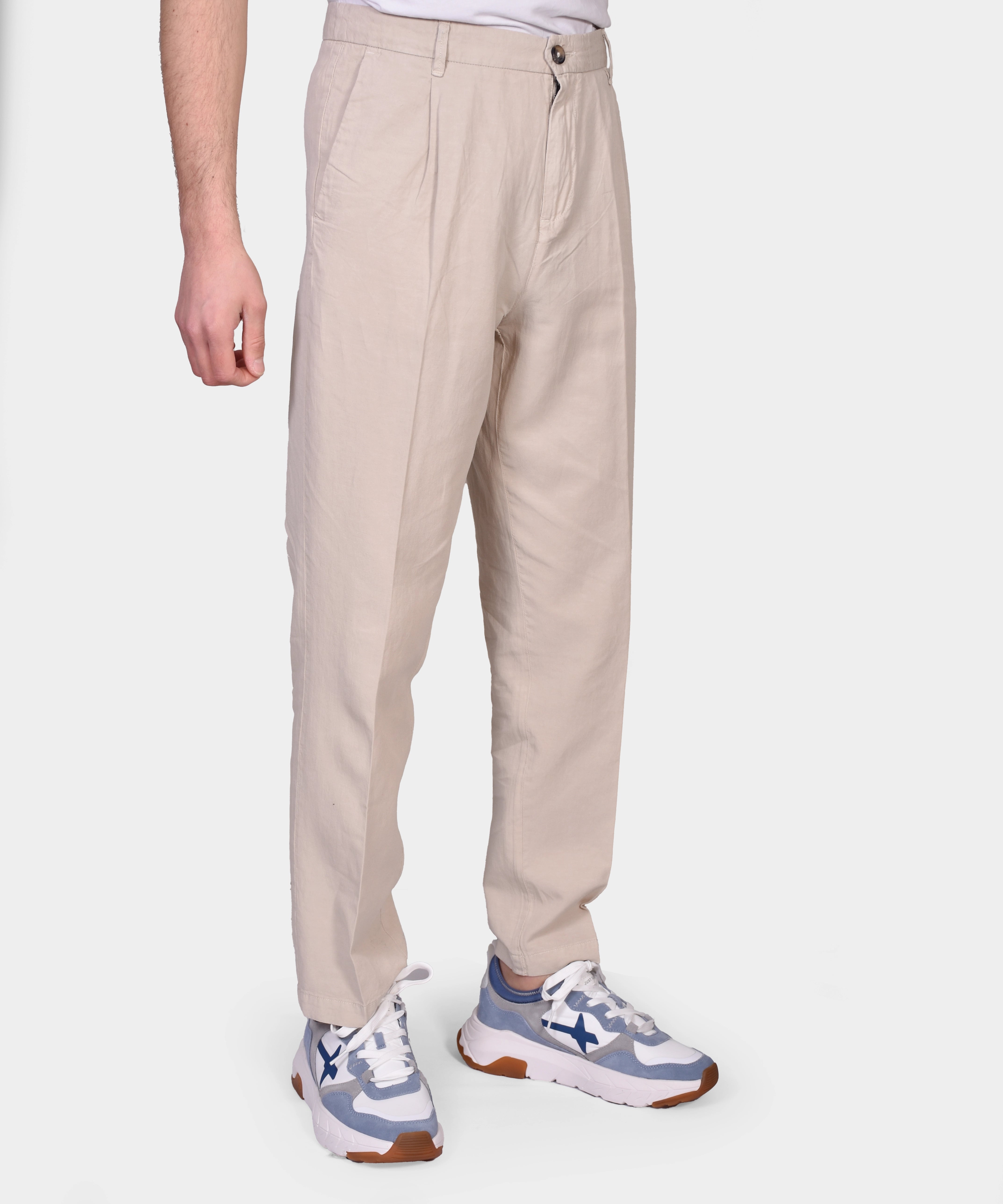 Tencel Trouser - Beige - Hugo Sthlm