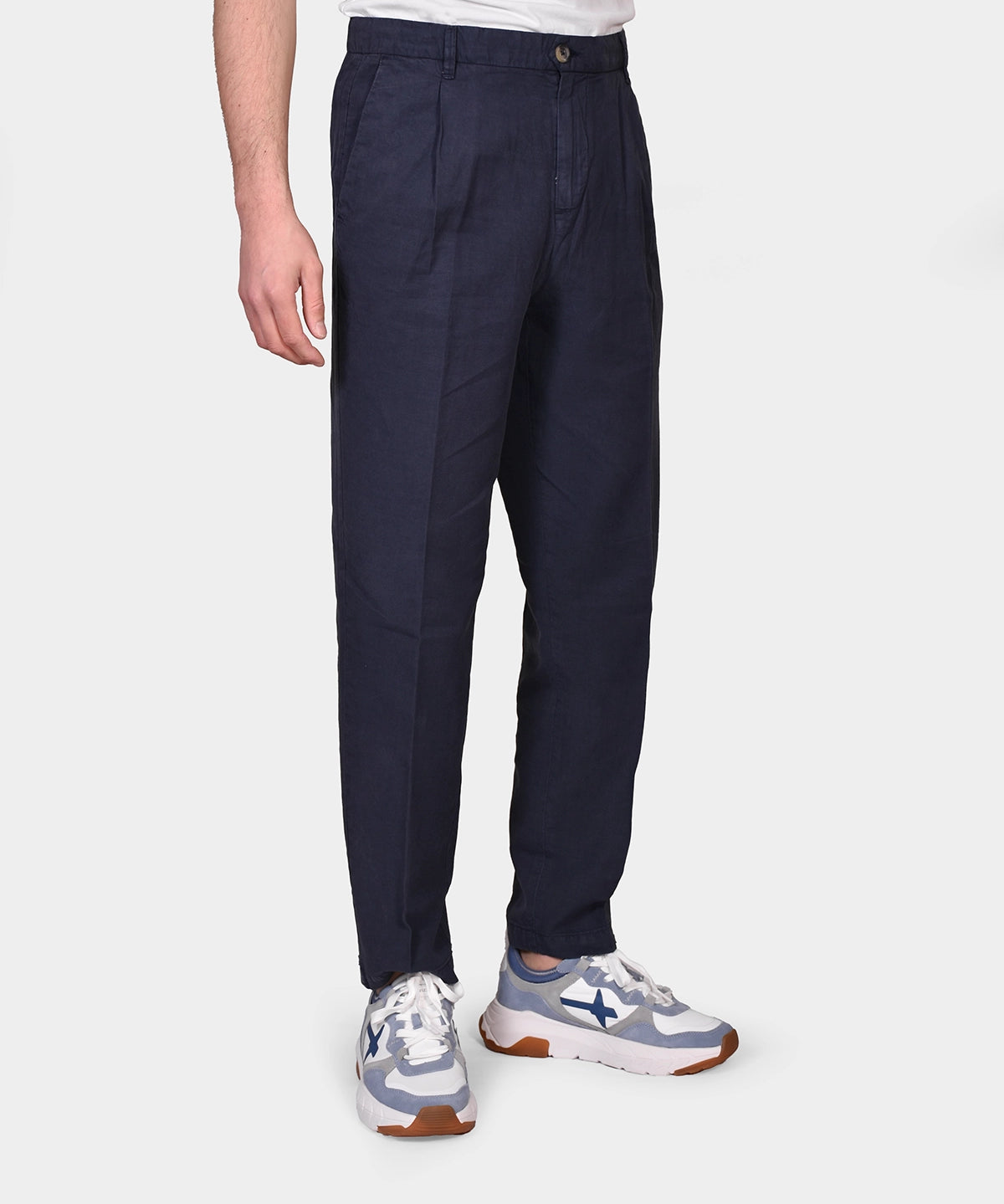 Tencel Trouser - Navy - Hugo Sthlm