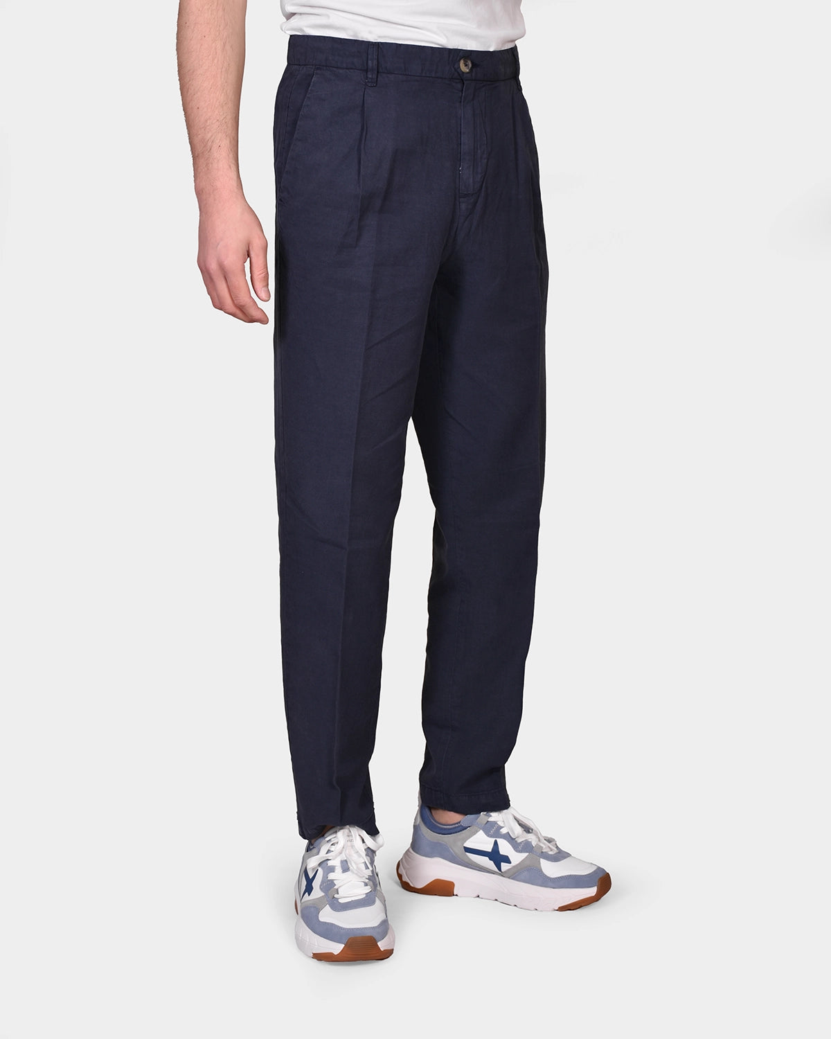 Tencel Trouser - Navy - Hugo Sthlm
