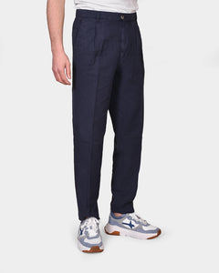 Tencel Trouser - Navy - Hugo Sthlm