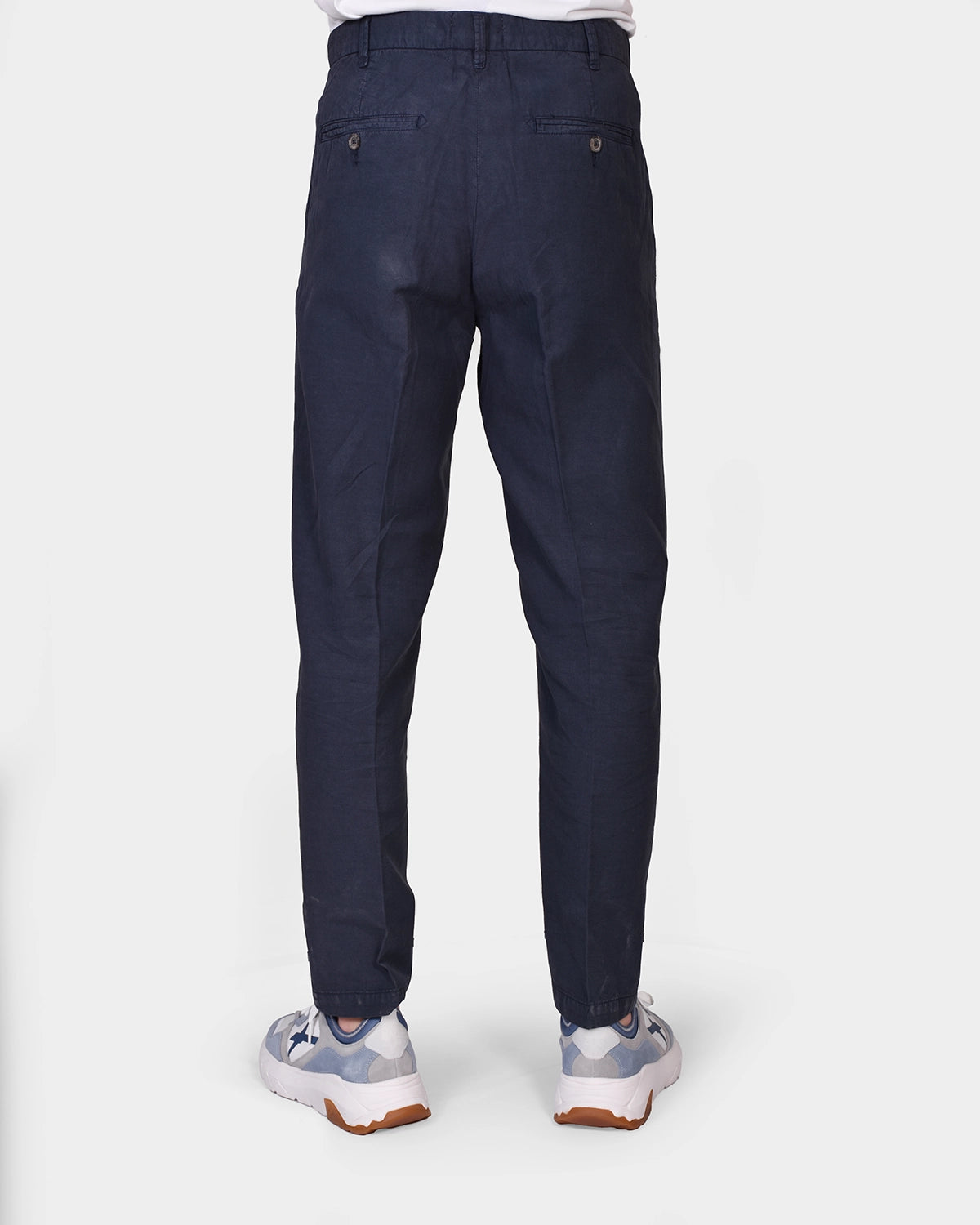 Tencel Trouser - Navy - Hugo Sthlm