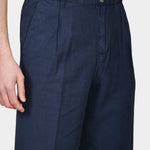 Tencel Trouser - Navy - Hugo Sthlm