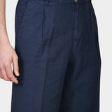 Tencel Trouser - Navy - Hugo Sthlm