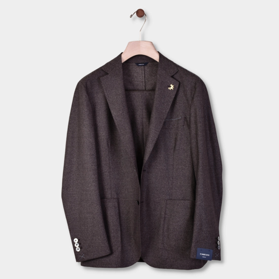 Suit 2 Button Patch Pocket - Brown - Hugo Sthlm