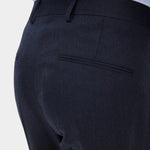 Dandy Turn Up Trouser - Baltic Blue - Hugo Sthlm
