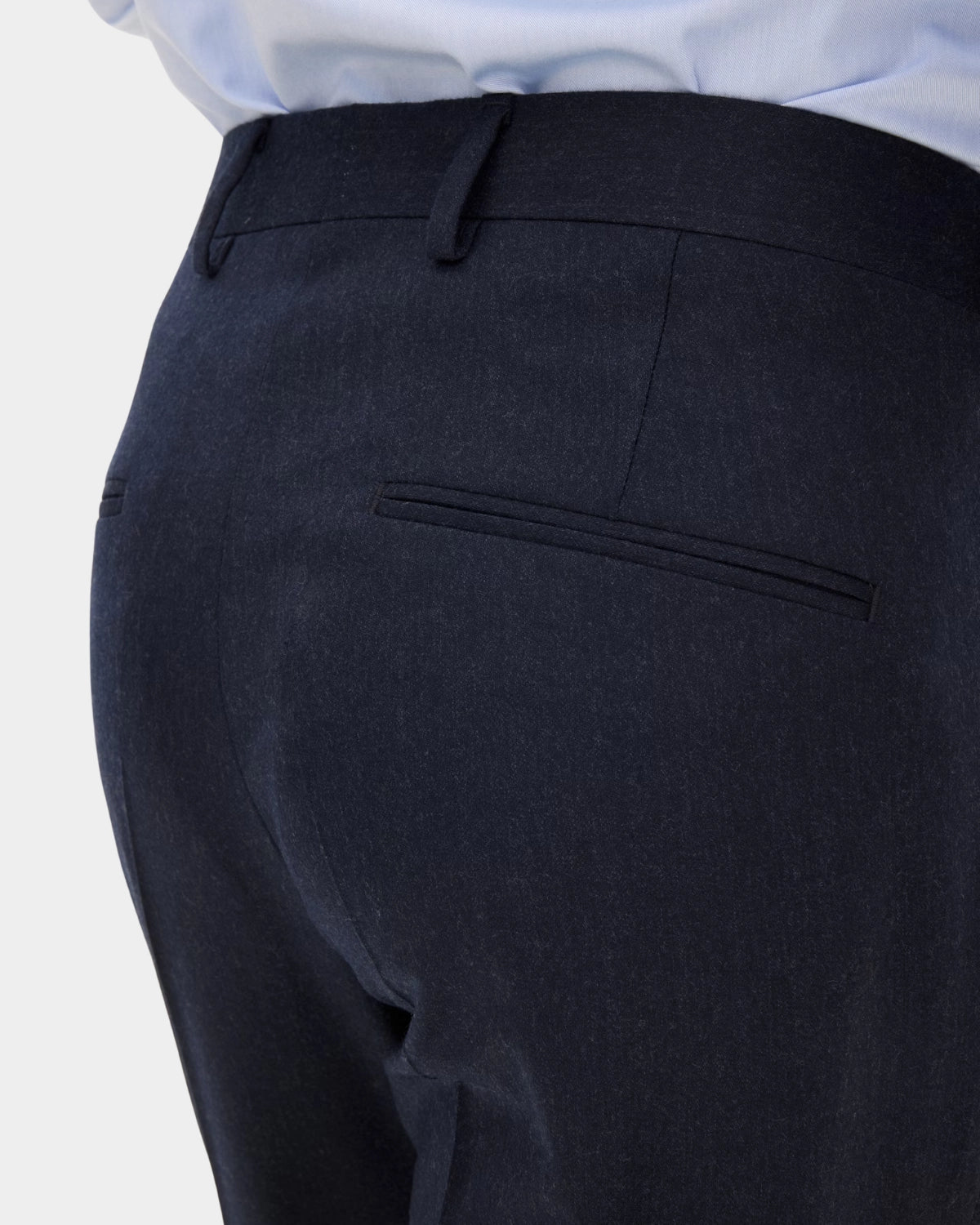 Dandy Turn Up Trouser - Baltic Blue - Hugo Sthlm