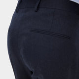Dandy Turn Up Trouser - Baltic Blue - Hugo Sthlm