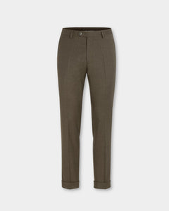 Dandy Turn Up Trouser - Beige Melange - Hugo Sthlm