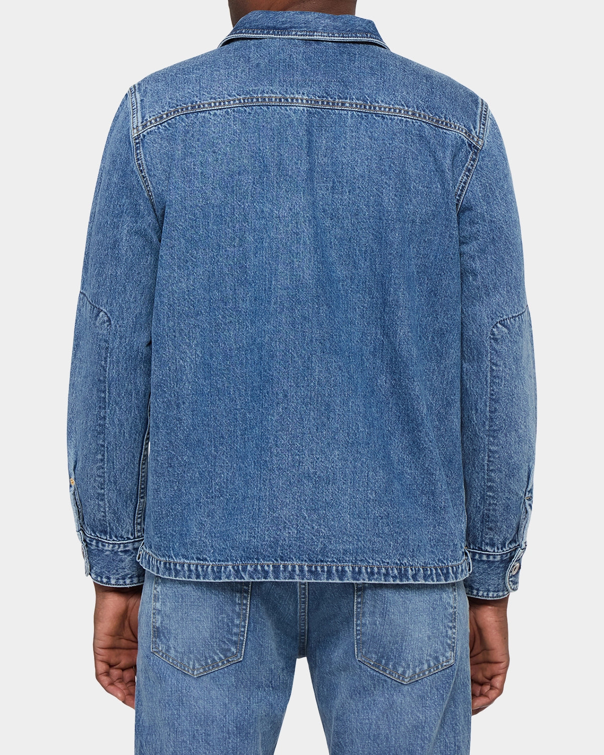 TRUCKER POCKET 11OZ LIGHT DENIM INDIGO - AUTH AGED - Hugo Sthlm