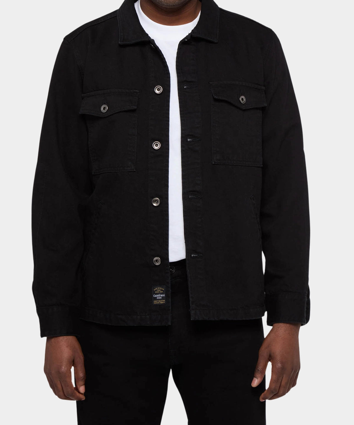 TRUCKER POCKET 11OZ LIGHT DENIM - Black Rinsed - Hugo Sthlm