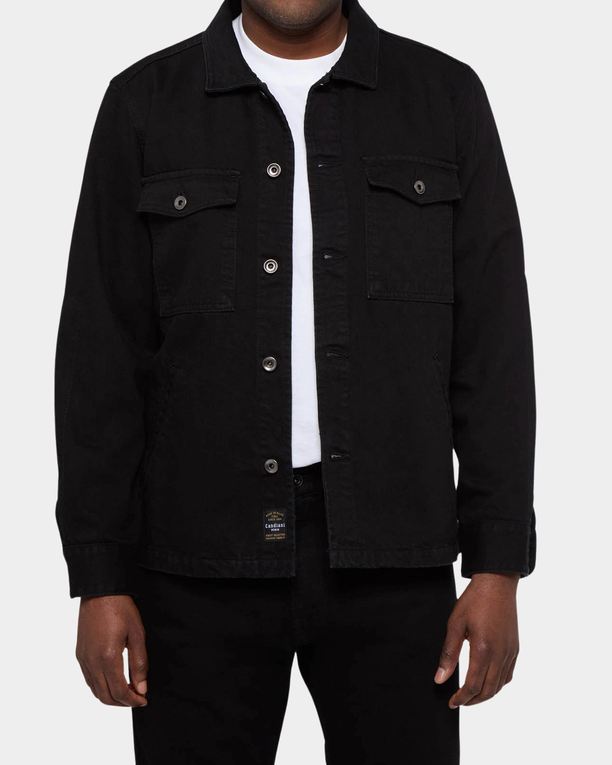 TRUCKER POCKET 11OZ LIGHT DENIM - Black Rinsed - Hugo Sthlm
