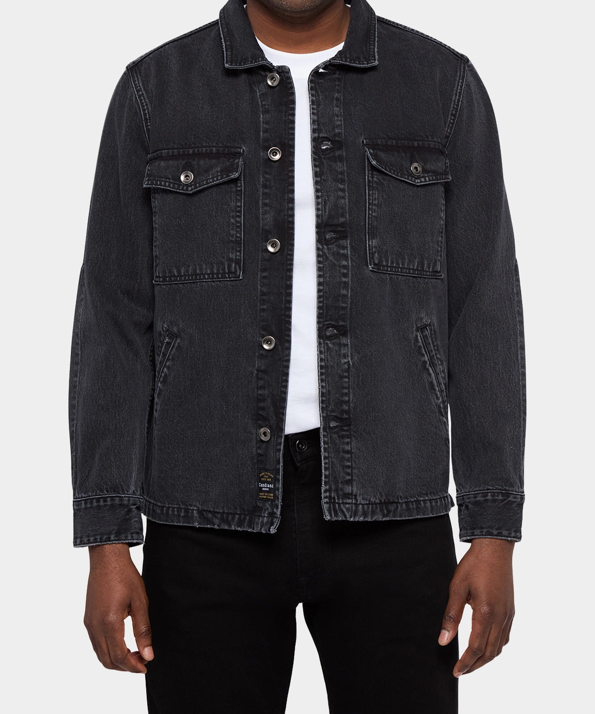 Trucker Pocket 11OZ Light Denim - Used Black - Hugo Sthlm