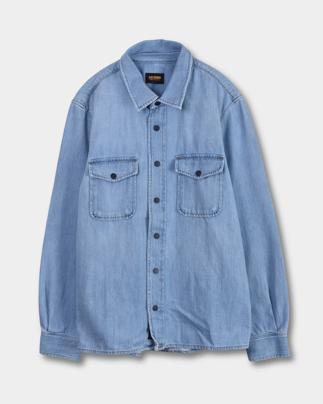 Two Pocket Overshirt 9oz - Stone Wash - Hugo Sthlm