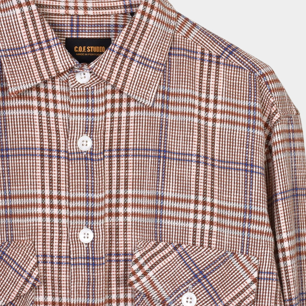 Two Pocket Overshirt - Summer Plaid Rinsed - Hugo Sthlm