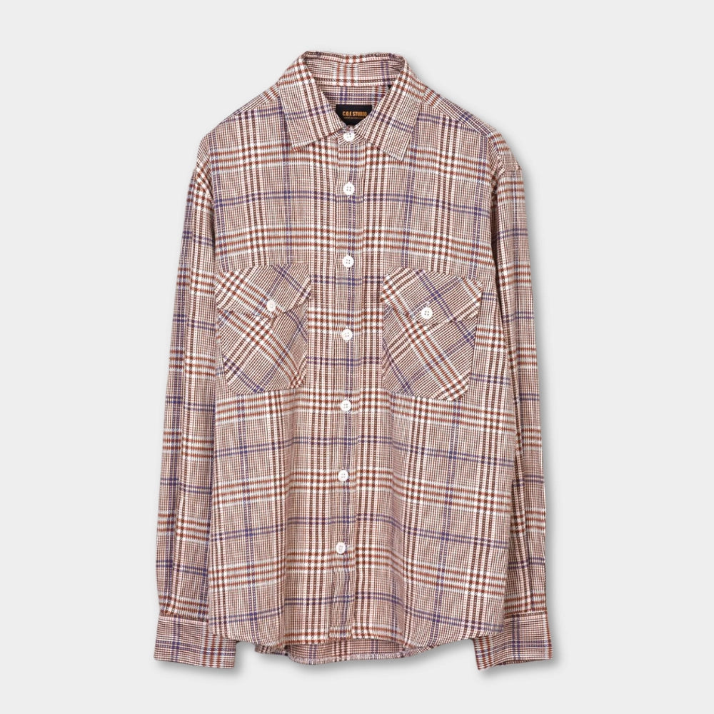 Two Pocket Overshirt - Summer Plaid Rinsed - Hugo Sthlm