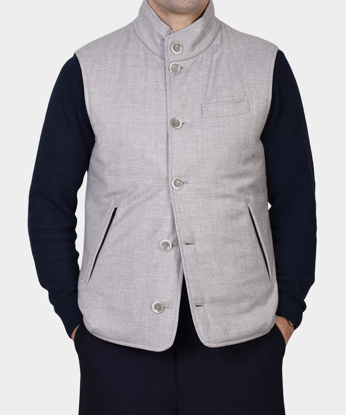 Vest Loro Piana - Grey - Hugo Sthlm