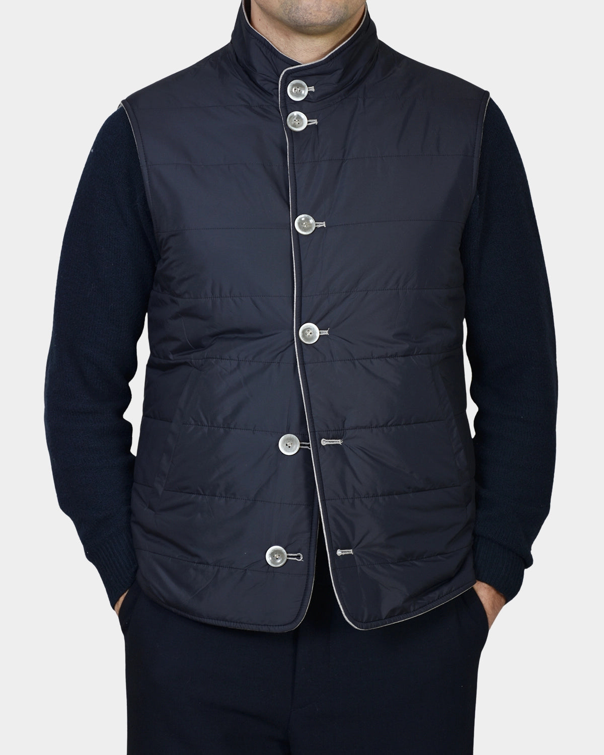 Vest Loro Piana - Grey - Hugo Sthlm