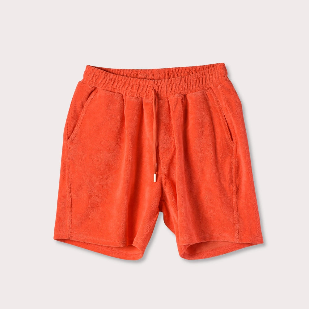 West Towel Shorts - Bright Red - Hugo Sthlm