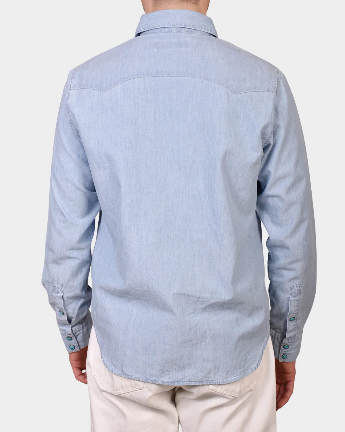 Western Chambray Shirt Flagstaff - Light Chambray - Hugo Sthlm
