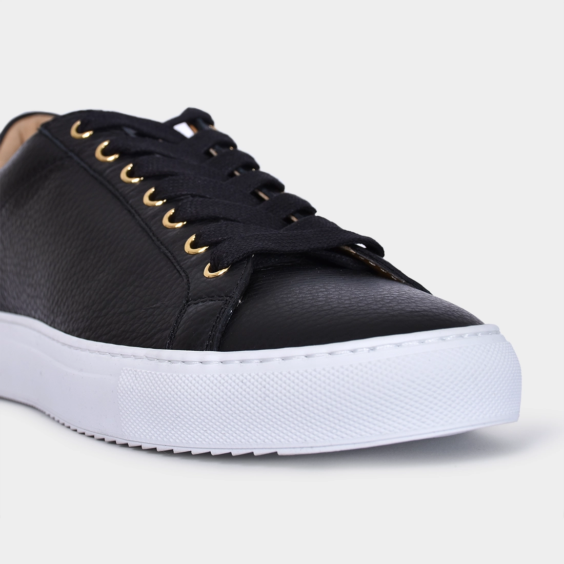 Wingfield Grain Leather - Black - Hugo Sthlm