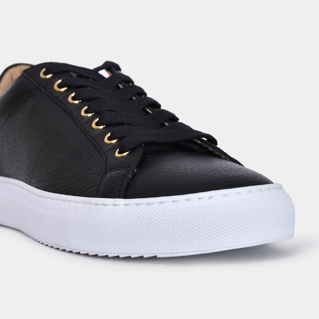 Wingfield Grain Leather Black - Black - Hugo Sthlm