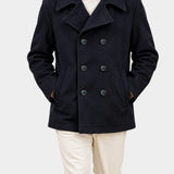 Wool Peacoat - Navy