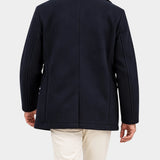 Wool Peacoat - Navy