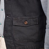 Work Vest Linen St Michel - Navy Blue - Hugo Sthlm
