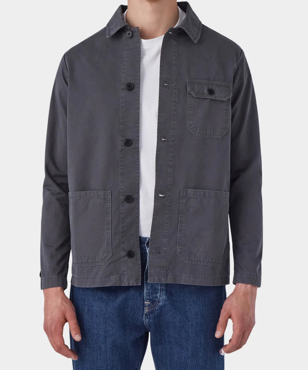 Worker Jacket Double Twisted Twill - Pencil Grey - Hugo Sthlm