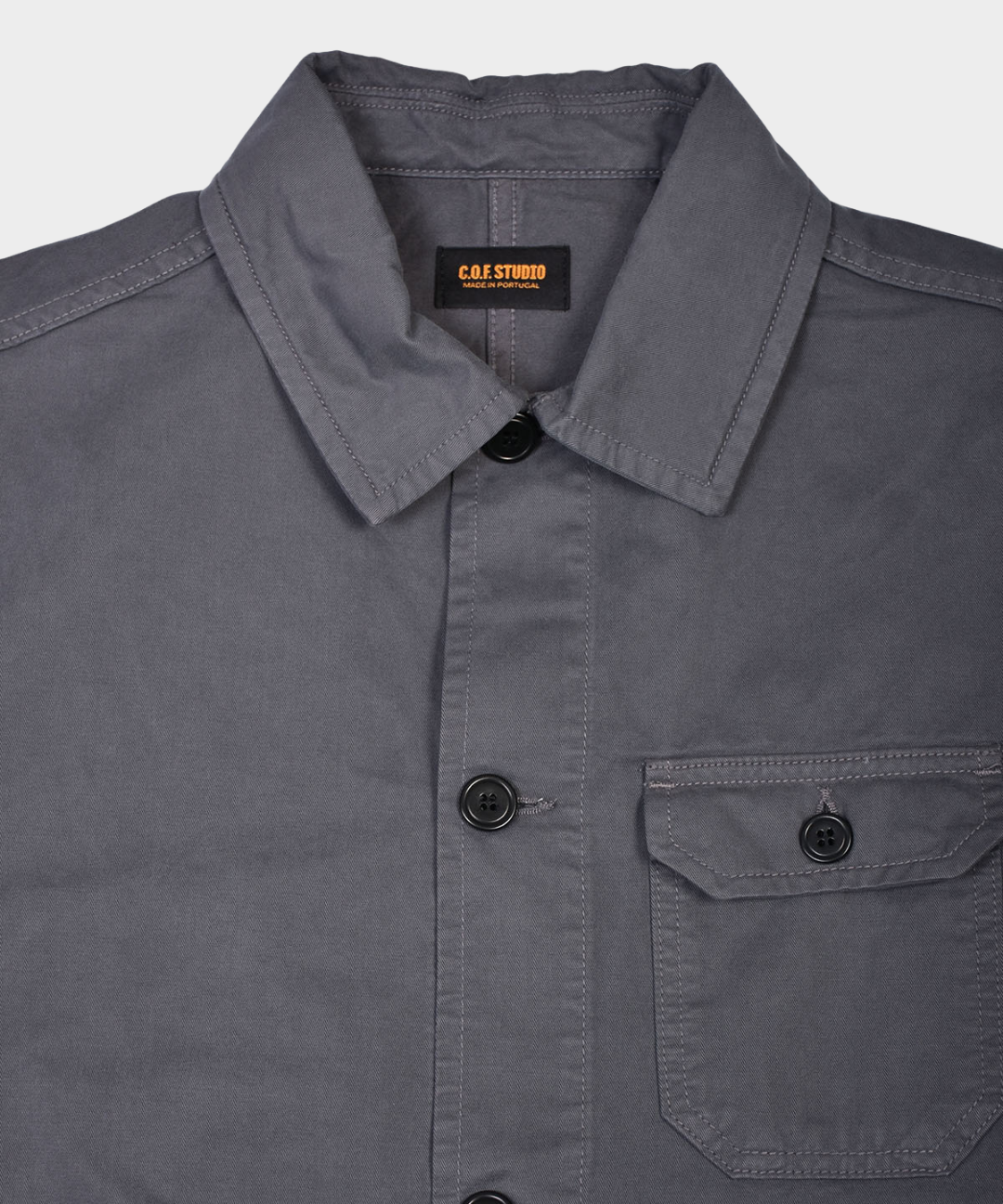 Worker Jacket Double Twisted Twill - Pencil Grey - Hugo Sthlm