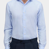 Wrinkle Free Cotton Shirt - Lt Blue - Hugo Sthlm