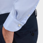 Wrinkle Free Cotton Shirt - Lt Blue - Hugo Sthlm