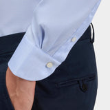 Wrinkle Free Cotton Shirt - Lt Blue - Hugo Sthlm