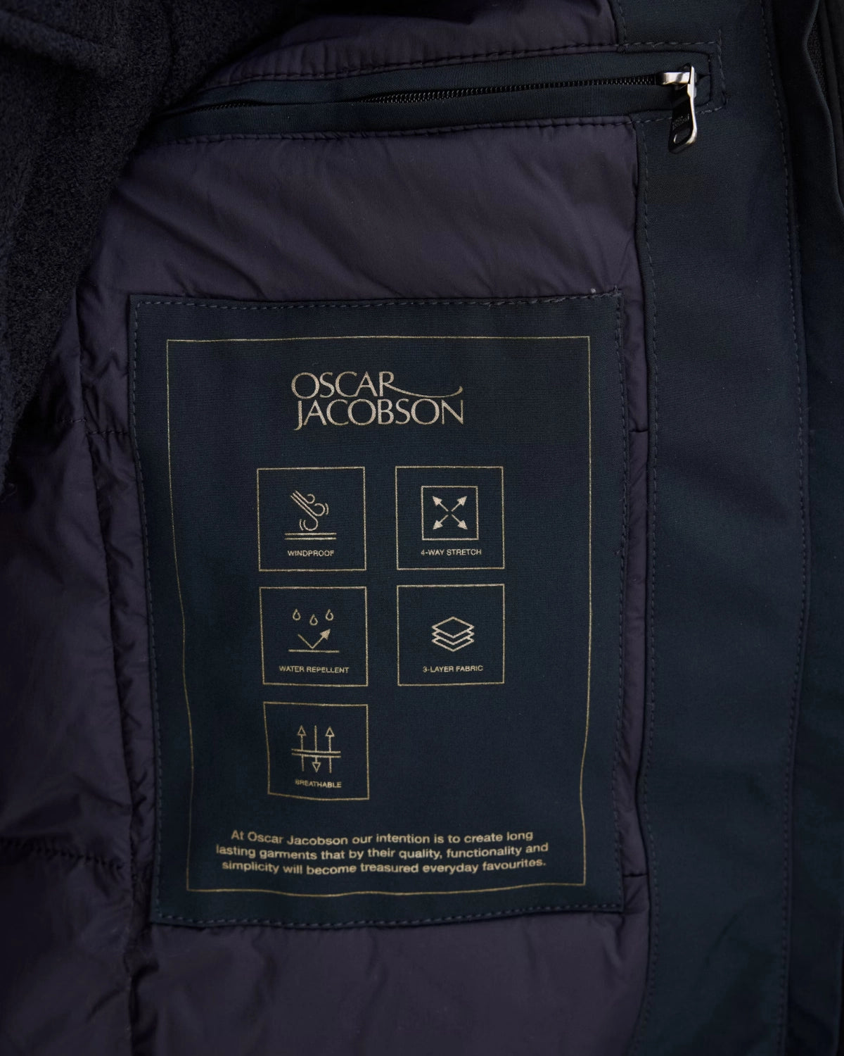 Wynter Padded Jacket - Navy - Hugo Sthlm