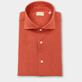 Yarn Dyed Linen Shirt - Brick