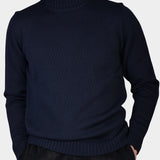 Rollneck 7 GG Merino - Navy - Hugo Sthlm