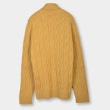 Rollneck Cabel Knite Merino - Yellow - Hugo Sthlm