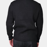 Zip Sweater Wool/Nylon - Black - Hugo Sthlm