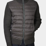 Zip Sweater Wool/Nylon - Dark Army Green - Hugo Sthlm