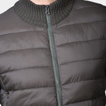 Zip Sweater Wool/Nylon - Dark Army Green - Hugo Sthlm