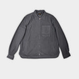 Zip Shacket Moleskin - Grey - Hugo Sthlm